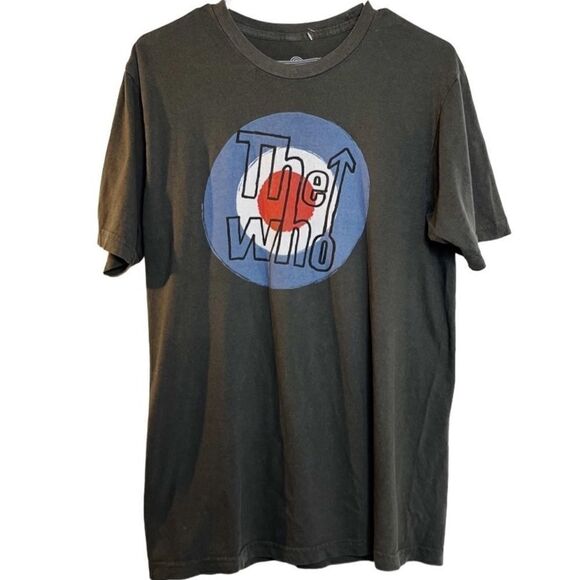 Winterland The Who Classic Rock Short Sleeve Shirt Grey Size Medium - Picture 1 of 4